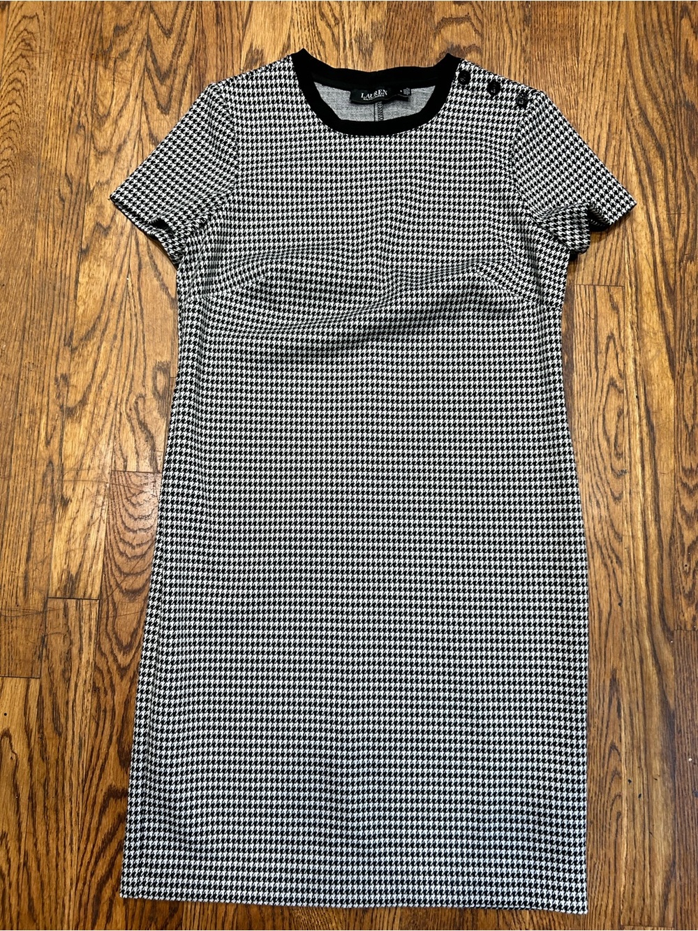 Lauren Ralph Lauren Houndstooth Dress Size 8 | Alabama Game Day Inspired - Picture 5 of 8